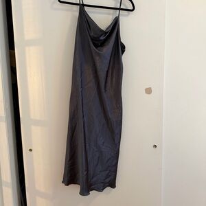 bebe Charcoal Backless Dress
